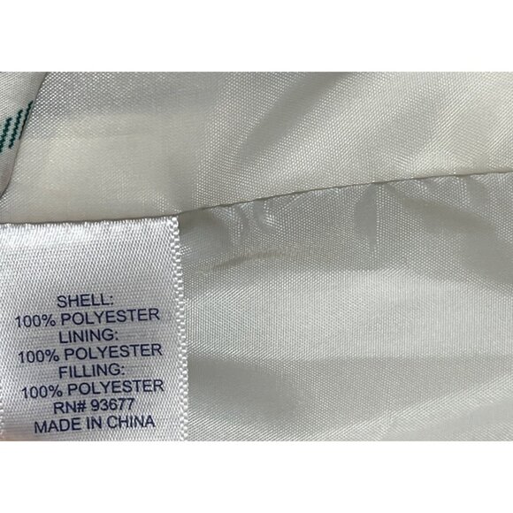 St John's Bay Puffer Vest Multi Color Plaid Size L Large Full Zip Women's - Picture 7 of 7